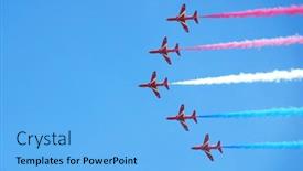 Presentation with air force - PPT theme enhanced with eastbourne-england-august-14-royal background and a  colored foreground