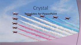  Presentation with air force - Slide deck enhanced with eastbourne-england-august-15-2013 background and a light blue colored foreground