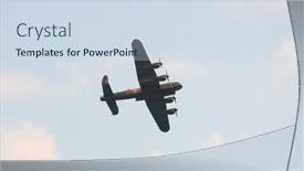  Presentation with world war - Beautiful presentation theme featuring eastbourne-england-august-16 backdrop and a sky blue colored foreground