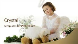  Presentation with soil erosion for elementary - Beautiful slide set featuring easter angels - elementary angel loving backdrop and a cream colored foreground