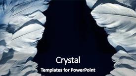  Presentation with angel - Cool new PPT theme with easter angels - white feather white angel wing backdrop and a black colored foreground