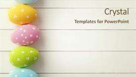  Presentation with easter - PPT layouts with easter background background and a sky blue colored foreground