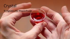  Presentation with christian easter - Theme with easter christian - taking communion background and a red colored foreground