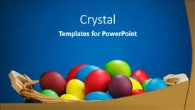  Presentation with hud abstract polygonal space blue - Beautiful PPT layouts featuring easter-color-eggs-in-festive backdrop and a dark gray colored foreground