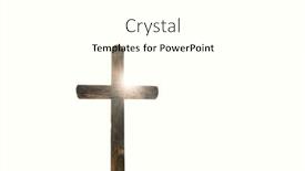  Presentation with ukraine - PPT layouts with easter-cross-on-the-background background and a white colored foreground