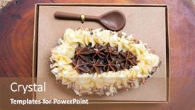  Presentation with spoon - Presentation theme enhanced with easter-egg-eating-with-spoon background and a coral colored foreground