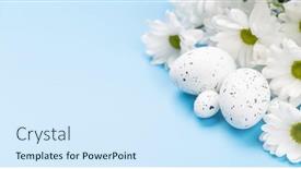  Presentation with blue flower - 