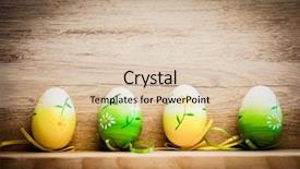  Presentation with wood rustic urban furniture - Cool new slides with easter eggs and pussy willow backdrop and a  colored foreground