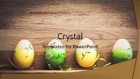  Presentation with rustic - PPT theme enhanced with easter eggs and pussy willow background and a  colored foreground