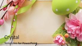  Presentation with constructionsteel frame - PPT layouts consisting of easter frame background background and a lemonade colored foreground