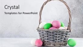  Presentation with happy birthday mama greeting card - Cool new slide deck with easter greeting card with colorful backdrop and a white colored foreground