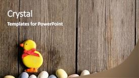  Presentation with cookie run - Audience pleasing theme consisting of easter homemade gingerbread cookie backdrop and a  colored foreground