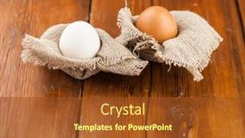  Presentation with rustic spring - Presentation design featuring easter-in-a-rustic-natural background and a tawny brown colored foreground