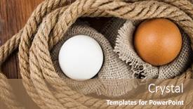  Presentation with rustic spring - PPT layouts having easter-in-a-rustic-natural background and a coral colored foreground