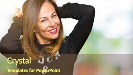  Presentation with bunny - Audience pleasing PPT theme consisting of easter music - beautiful middle age woman wearing backdrop and a tawny brown colored foreground