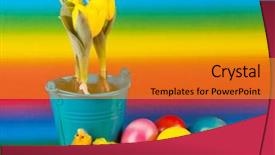  Presentation with chicks - PPT layouts enhanced with africa diamonds - abandoned ghost diamond town background and a coral colored foreground