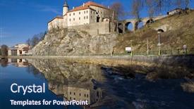  Presentation with czech republic - Beautiful slides featuring eastern europe - ledec nad sazavou castle czech backdrop and a  colored foreground