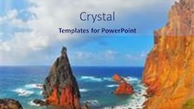  Presentation with atlantic - Theme consisting of eastern-tip-of-the-island background and a lemonade colored foreground