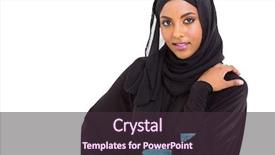  Presentation with middle eastern traditional dishes falafel - Amazing PPT theme having eastern woman on white background backdrop and a  colored foreground