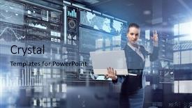  Presentation with modern medicine cardiology concept mixed - Colorful PPT theme enhanced with easy as magic trick mixed backdrop and a teal colored foreground