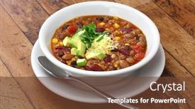  Presentation with taco - Beautiful presentation featuring easy-taco-soup-american-food backdrop and a tawny brown colored foreground