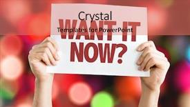  Presentation with zumba card bokeh - Audience pleasing presentation theme consisting of easy tips - want it now card backdrop and a coral colored foreground