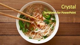  Presentation with chopsticks - Amazing presentation having eating a bowl of vietnamese backdrop and a tawny brown colored foreground