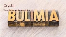  Presentation with eating disorder - Cool new slides with eating disorder - bulimia - word abstract backdrop and a lemonade colored foreground