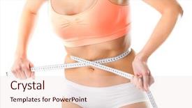  Presentation with diet - Presentation with eating disorder - diet - young woman is background and a lemonade colored foreground