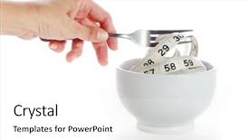  Presentation with diet - Slides having eating disorder - diet plan background and a white colored foreground
