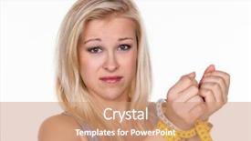  Presentation with tape measure - Slide set consisting of lone surfer on the beach at st augustine florida background and a tawny brown colored foreground