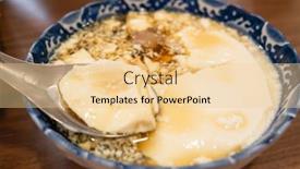  Presentation with snacks - Slides enhanced with eating-famous-taiwan-snacks background and a lemonade colored foreground