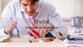  Presentation with food - Slide set consisting of eating food with cockroaches crawling background and a light gray colored foreground