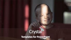  Presentation with ice cream - Presentation design consisting of eating ice cream high contrast background and a wine colored foreground