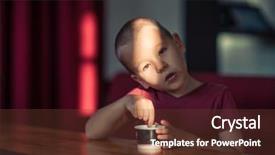  Presentation with ice cream food truck - PPT layouts having eating ice cream high contrast background and a tawny brown colored foreground