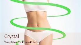  Presentation with food body - PPT layouts enhanced with eating nutrition concept green background and a lemonade colored foreground