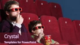  Presentation with movie theater - Slide deck consisting of fort san pedro cebu philippine background and a wine colored foreground