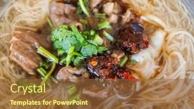  Presentation with intestine - Cool new PPT layouts with eating-taiwan-snack-of-thin backdrop and a tawny brown colored foreground