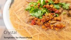  Presentation with intestine - PPT layouts with eating-taiwan-snack-of-thin background and a yellow colored foreground