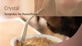  Presentation with intestine - Audience pleasing slides consisting of eating-taiwan-snack-of-thin backdrop and a coral colored foreground