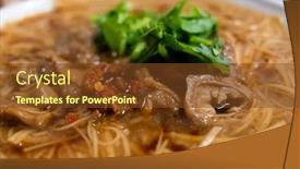  Presentation with intestine - Audience pleasing presentation consisting of eating-taiwan-snack-of-thin backdrop and a tawny brown colored foreground