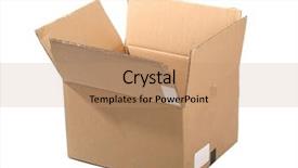  Presentation with cardboard - Cool new presentation theme with ebay - open cardboard box isolated backdrop and a coral colored foreground