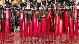  Presentation with tribal - Slide deck featuring ebony - masai wooden african tribal figures background and a crimson colored foreground