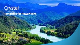  Presentation with important - Beautiful slide deck featuring ebro river most important river backdrop and a cobalt blue colored foreground