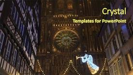  Presentation with notre dame - Beautiful theme featuring ecclesiastes - cathedral of notre-dame in strasbourg backdrop and a  colored foreground