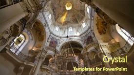  Presentation with czech republic - Beautiful slide deck featuring ecclesiastes - ceiling of st nicholas church backdrop and a tawny brown colored foreground