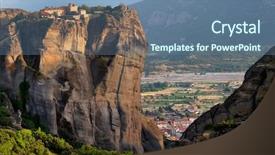  Presentation with solemnity of most holy trinity - Beautiful PPT theme featuring ecclesiastes - monastery of the holy trinity backdrop and a seafoam green colored foreground