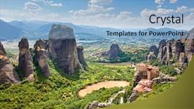  Presentation with mythology ancient greece zeus god - Cool new PPT theme with shore playing in the water backdrop and a gray colored foreground