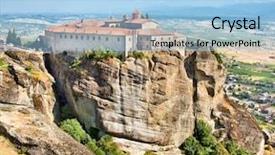  Presentation with view of the vinales valley - Presentation consisting of ecclesiastes - panoramic view on meteora background and a  colored foreground
