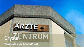  Presentation with cost center - Beautiful slides featuring ecco community - words medical center backdrop and a  colored foreground